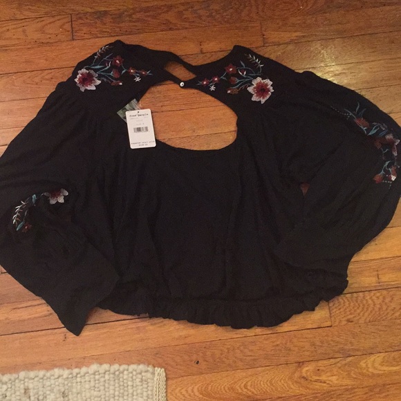 NWT Free People Lita Floral Top - Picture 6 of 8